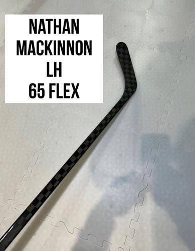 Senior(1x)Left CT: Nathan MacKinnon 65 Flex ProBlackStock™ Unbranded Pro Stock Hockey Sticks