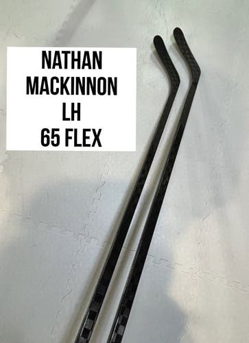 Senior(2x)Left CT: Nathan MacKinnon 65 Flex ProBlackStock™ Unbranded Pro Stock Hockey Sticks