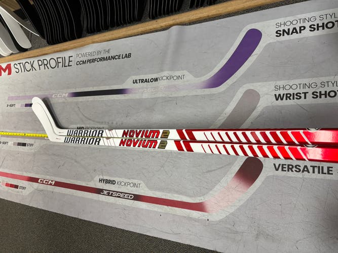 Senior Warrior Novium 2 Pro Right Handed Hockey Stick W71 95 Flex (2-pack)