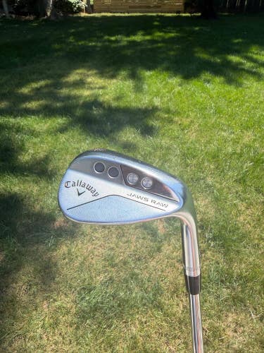Callaway Jaws Raw Chrome Sand Wedge 56 / 10 Spinner Wedge Flex 34.25" NICE