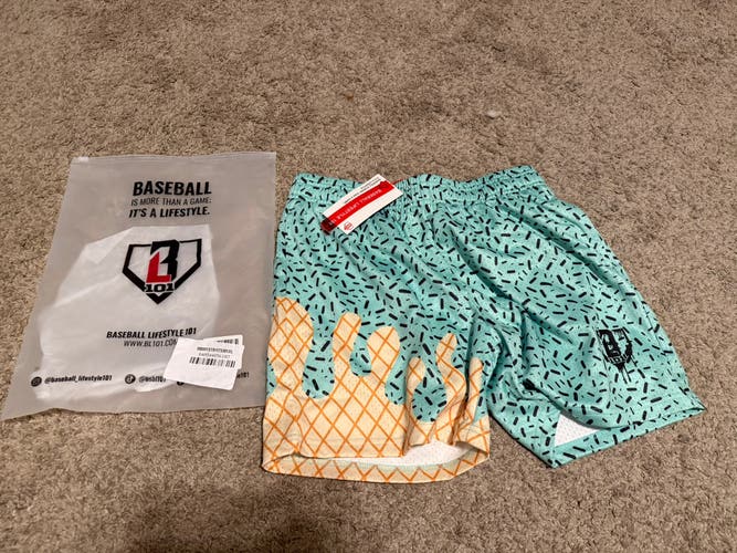 Baseball Lifestyle 101 Mint Chip Shorts