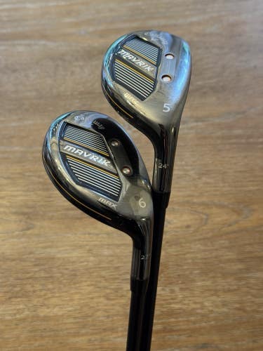 Callaway Mavrik 5-6 Hybrid Set - UST Mamiya Helium 40 LLI shafts (Ladies)