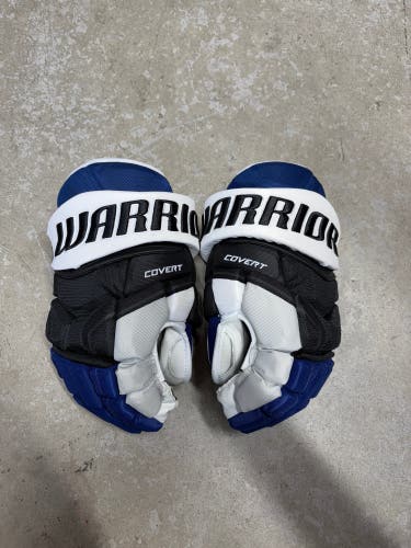 13” Warrior Covert QRE Pro Gloves Tampa Bay Lightning NHL Pro Stock (New)