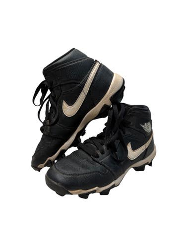 Used Nike AIR JORDAN 1 BB/SB Cleats Black And White Junior 04 11835-S000208100