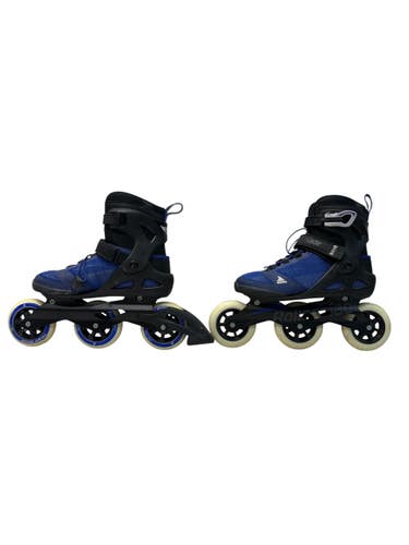 Used Rollerblade MACROBLADE 100 Senior Rec Fitness Skates Royal Blue Senior 9 11835-S000211276