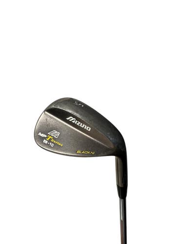 Used Mizuno MP T SERIES 56-10 BLACK NI Golf Wedge Mens RH Grey 56 Degree 11835-S000211304