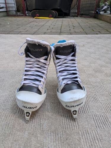 2015 Bauer Reactor 2000 Hockey Goalie Skates Regular Width 13.5 (Used)