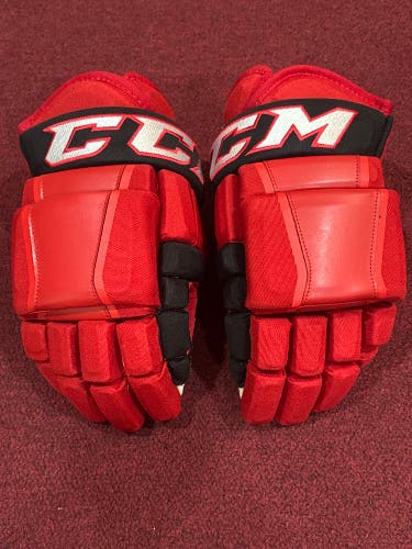Carolina Hurricanes CCM HG97 Gloves 13" Pro Stock (New) Item#CH13A