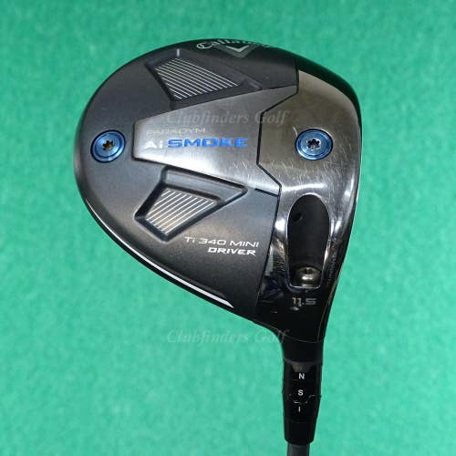 Callaway Paradym Ai Smoke TI 340 11.5 Mini Driver Denali Blue 50g 6.0 Stiff