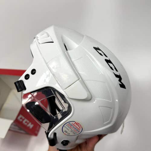 New White CCM FL60 Helmet | Small | AB740