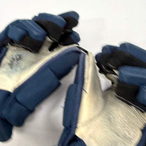 Used Navy CCM Jetspeed Pro Gloves | 14" | D357