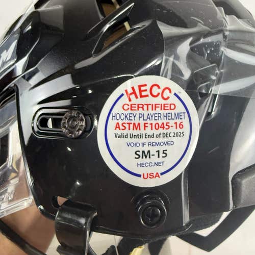 New Black CCM Tacks 110 Helmet | Small