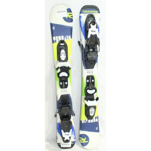 Rossignol Terrain Kids Skis with Bindings - 70 cm Used