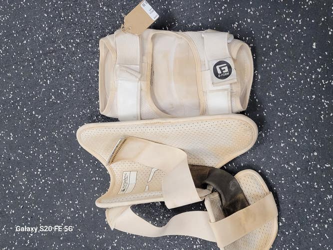 Used Evoshield BB/SB Shin/Foot Protector White 11849-S000042821