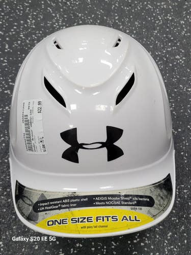 Used Under Armour UABH2-100 Batting Helmet No Mask Black M/L 11849-S000042798
