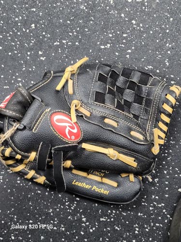 Used Rawlings PLAYMAKER SERIES PM11BC BB/SB Glove RH Throw Black 11" 11849-S000042794