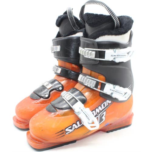 Salomon T3 Junior Ski Boots - Size 7.5 / Mondo 25.5 Used