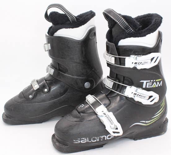 Salomon Team Junior Ski Boots - Size 6 / Mondo 24 Used