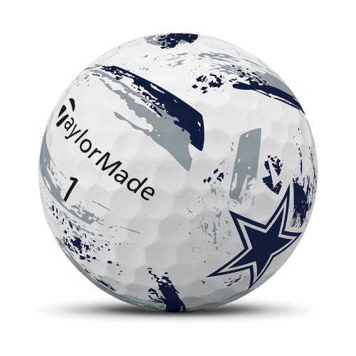 Taylor Made SpeedSoft Ink Golf Balls (Dallas Cowboys, 3pk) 1 Sleeve 2026 NEW