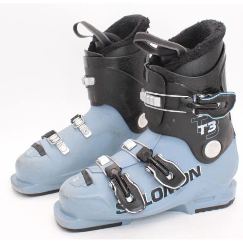 Salomon T3 Junior Ski Boots - Size 5 / Mondo 23 Used