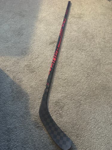 Senior Bauer Pulse Left Handed Hockey Stick P90TM 55 Flex (New) CUSTOM COLOR - RED