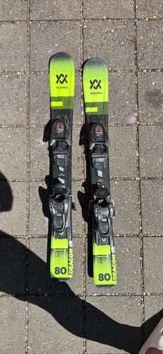 Volkl Deacon Jr 80 cm All Mountain Skis With Bindings (Used)