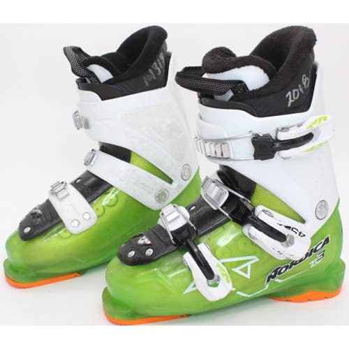 Nordica Team 3 Kids Ski Boots - Size 3.5 / Mondo 21.5 Used