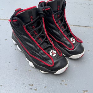 Air Jordan Pro Strong GS Black University Red Size 6Y (Used) (No Box)