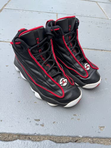 Air Jordan Pro Strong GS Black University Red Size 6Y (Used) (No Box)