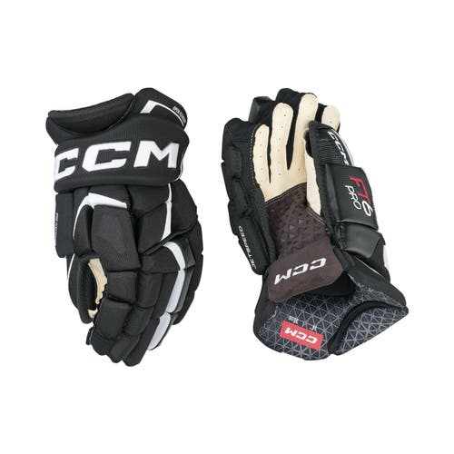 CCM JetSpeed FT6 Pro Gloves 12" (New)-Black