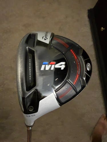 Men's 2018 TaylorMade M4 Left Hand Driver Stiff Flex 9.5 Loft Graphite Shaft 43" (Used)