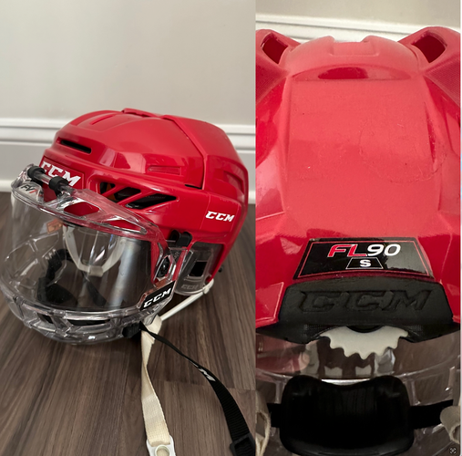 CCM FL90 Helmet with Clear Shield