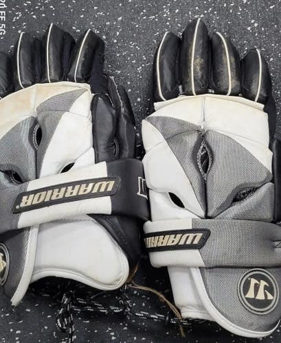 Used Warrior RPM Lacrosse Gloves Mens Black 12" 11849-S000042841