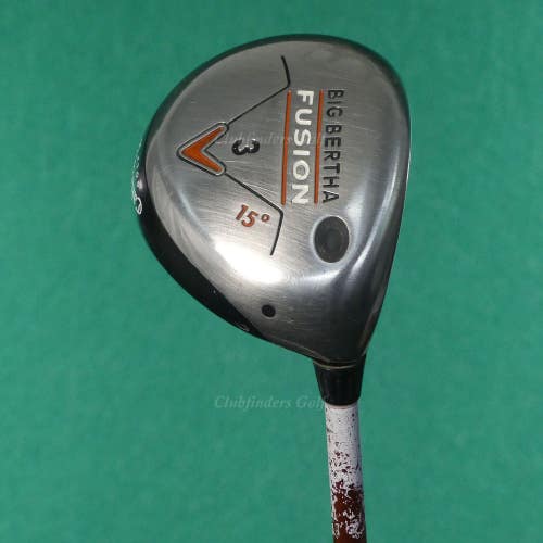 Callaway Big Bertha Fusion Fairway 15 3 Wood Aldila NVS 55-R Graphite Regular