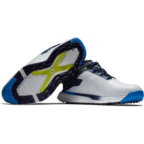 FootJoy 2024 Men's Pro/SLX Golf Shoes- White/Navy/Blue - 9.5