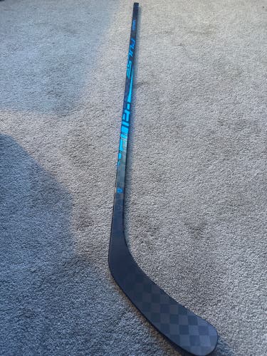Intermediate Bauer Pulse Left Hand Hockey Stick P90TM 55 Flex (New) CUSTOM COLOR -BLUE