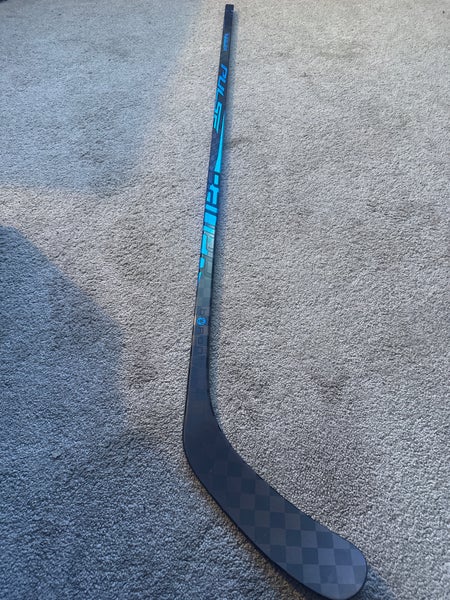 Intermediate Bauer Pulse Left Hand Hockey Stick P90TM 55 Flex (New) CUSTOM COLOR -BLUE
