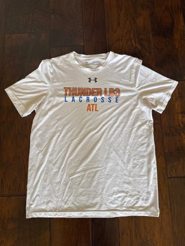 White Small Men's thunder lb3 Under Armour Shirt (Used)