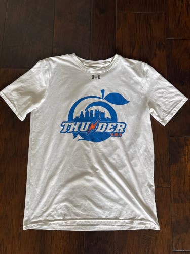White youth XL Boys Thunder lb3 Under Armour Shirt (Used)