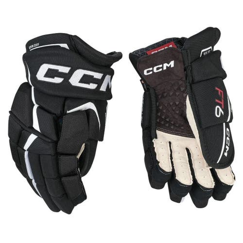 CCM JetSpeed FT6 Gloves 12" (New)-Black