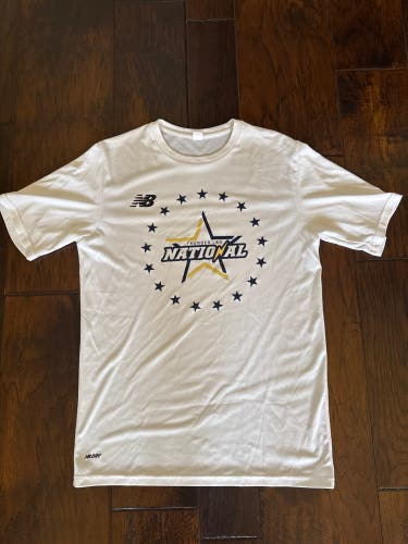 White Small Men's Thunder lb3 National New Balance Shirt (Used)
