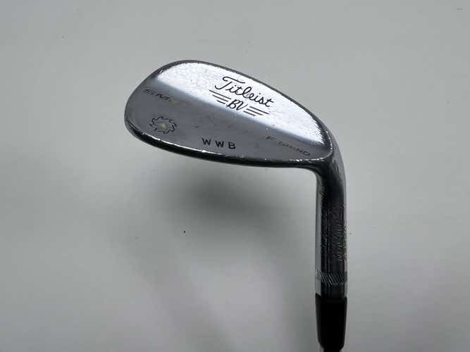 Titleist Vokey SM6 Tour Chrome Sand Wedge SW 56* 14 Bounce Wedge Steel Mens RH