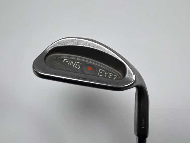 Ping Eye 2 Sand Wedge SW Orange Dot 2* Flat Karsten ZZ-Lite Stiff Steel Mens RH