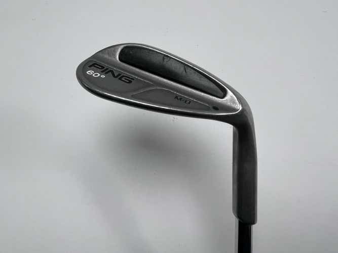 Ping MB Lob Wedge LW 60* Black Dot Wedge Steel Mens RH Midsize Grip