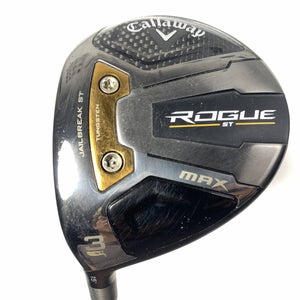 LEFTY Callaway Rogue ST Max 3 Fairway 15* Tensei White AV XLink Tech Stiff LH