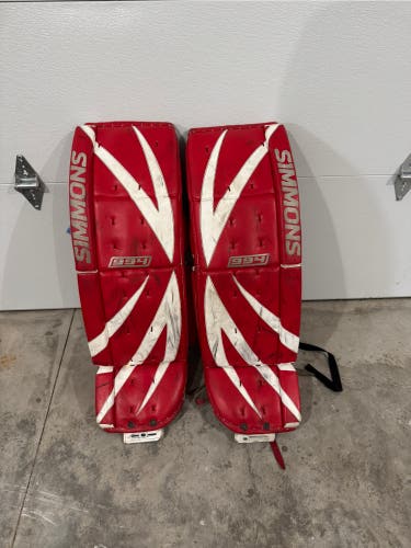 34" Simmons 994 Goalie Leg Pads (Used)