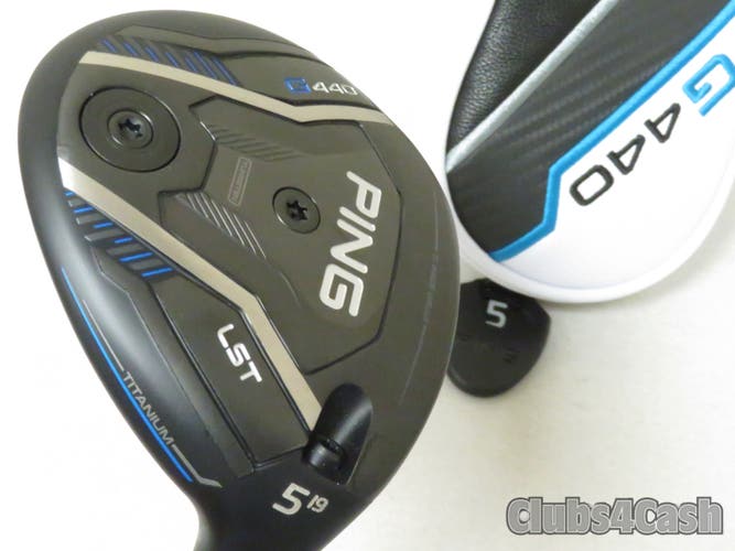 PING G440 LST Fairway 19°  5 Wood TOUR 2.0 Black 65 Stiff +Cover .. MINT