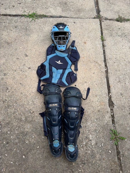 Blue All Star System 7 Axis Catcher's Set (Used)