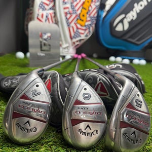 Callaway - Diablo - EDGE 	4 Hy + 5Hy + 6 Hy - Graphite - Lady Flex - RH