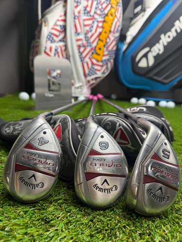 Callaway - Diablo - EDGE 	4 Hy + 5Hy + 6 Hy - Graphite - Lady Flex - RH